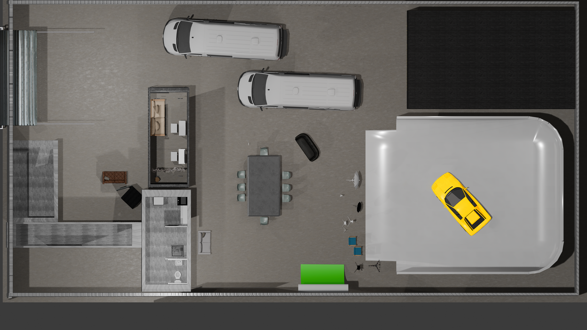 The Timechamber Studio Plattegrond